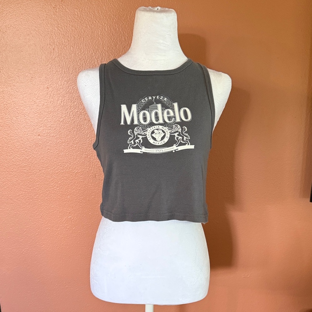 ModelCo Charcoal Women's Crop Top